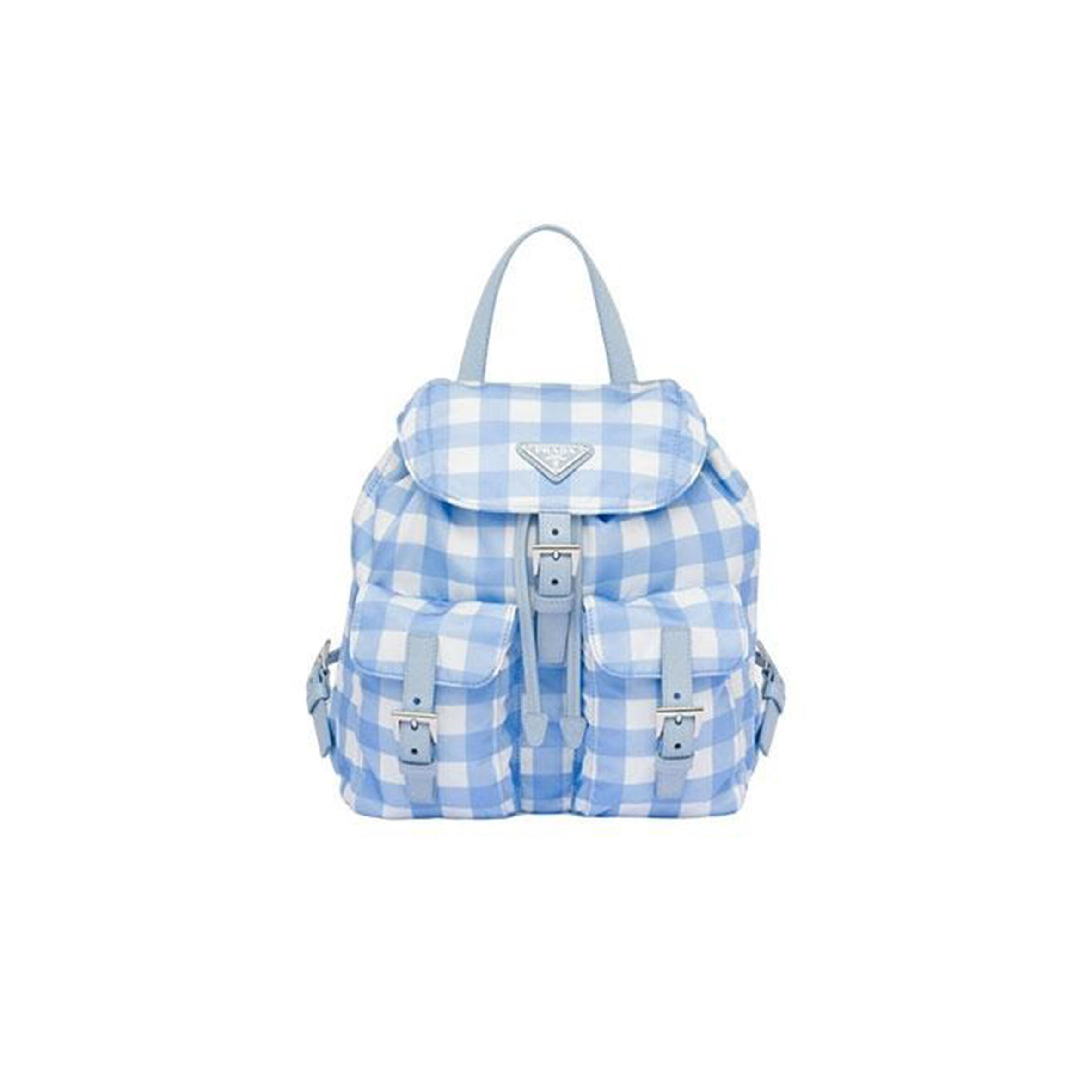 PRADA SMALL PRINTED RE-NYLON BACKPACK 1BZ677 (28*23.5*12cm) 